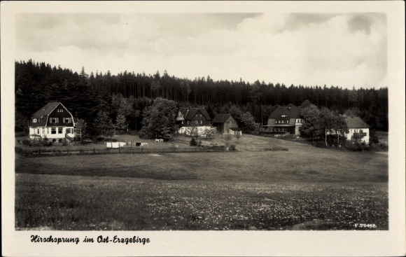 PC Hirschsprung Altenberg Ore Mountains, town view