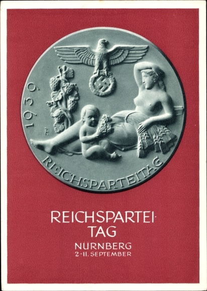 Ganzsachen Ak Nürnberg, Reichsparteitag 1939, Reichsparteitag des Friedens
