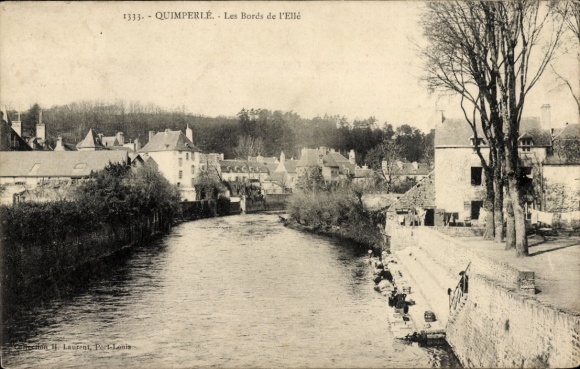 Postcard Quimperlé Finistère, Les Bords de l'Elle