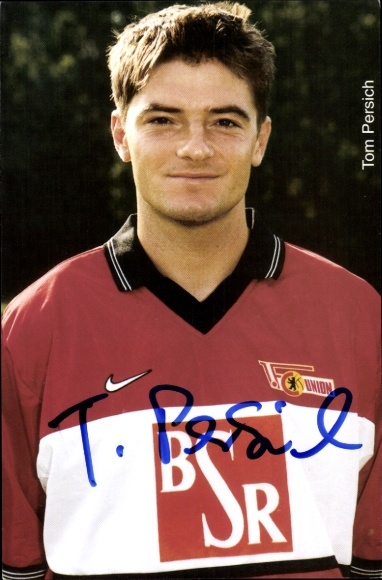 Autogrammkarte Fußballer Tom Persich, 1. FC Union Berlin, Autogramm