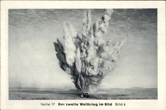 Sammelbild Der zweite Weltkrieg im Bild, Serie 17 Afrika Bild 6, Kampf in der Wüste, Benghasi Libyen
