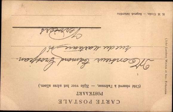 Postcard Comte &amp; Comtesse Lonyay, Belgian noble house