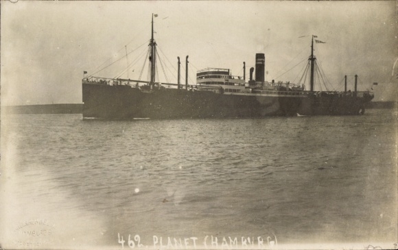 foto Ak Hamburg, Laeisz Dampfer Planet