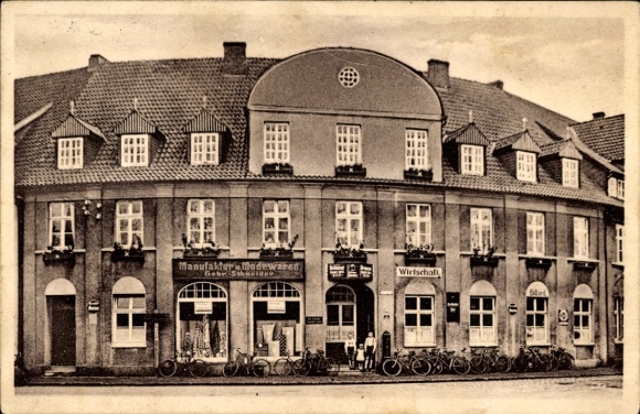 Ak Diepholz in Niedersachsen, Restaurant Johannes Schröder, Modegeschäft