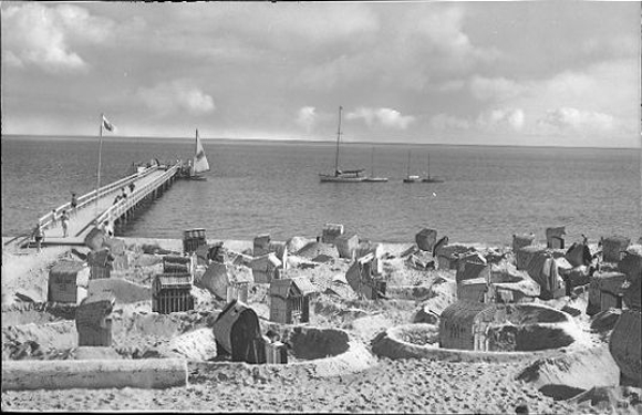 17 Negative Timmendorfer Strand, Kurhaus, Strand, von oben