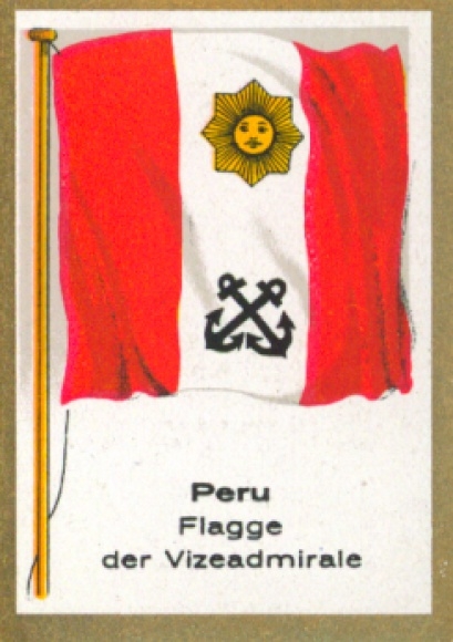 Obraz z kolekcji Zdjęcie flagi Ulmenried nr 359, Peru, flaga wiceadmirałów