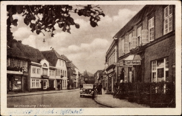 PC Wittenburg in Mecklenburg, Great Street, Hotel Stadt Hamburg