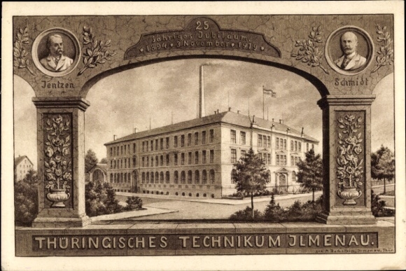 Passepartout PC Ilmenau, Thuringian Technical Center, Jentzen, Schmidt in portrait