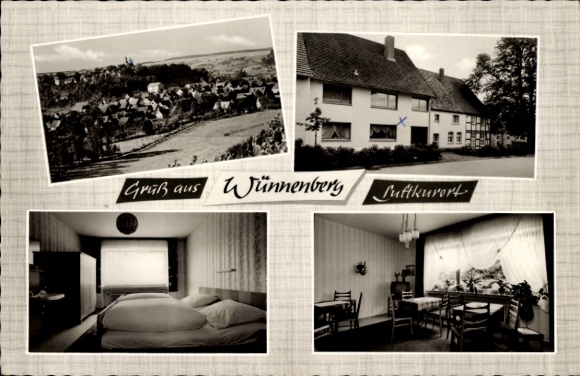 KP Bad Wünnenberg w Westfalii, Panorama, Pensjonat Walinschat, przy Kirchplatz 11