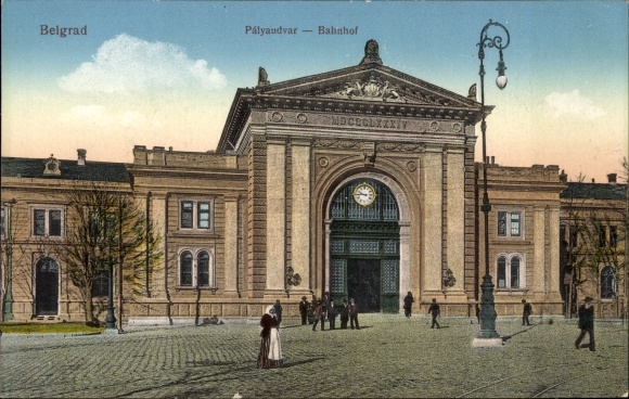 Ak Beograd Belgrado Servië, station