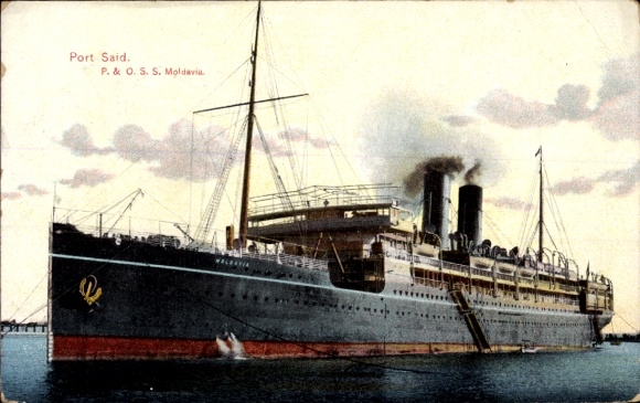 AK Steamer Moldavië, schiereiland en oosterse stoomnavigatie