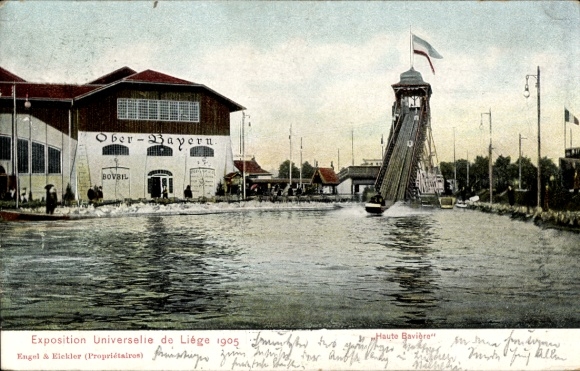 Postcard Liège, World Exhibition 1905, Upper Bavaria