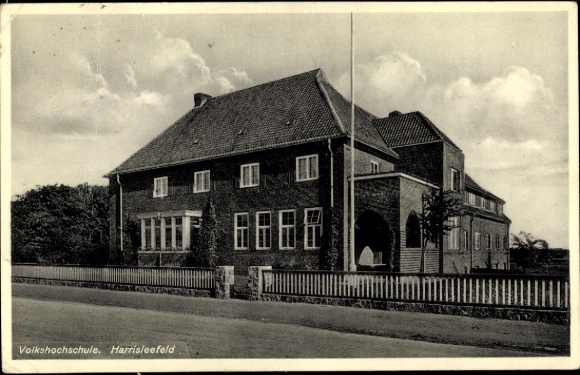 Ak Harrislefeld Harrislee in Sleeswijk-Holstein, centrum voor volwasseneneducatie