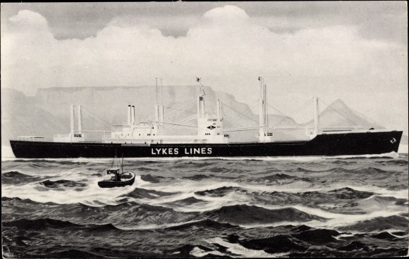 Ak vrachtschip Lykes Lines