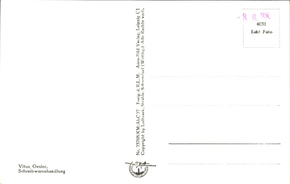 Postcard Bad Kötzting in the Bavarian Forest, aerial photograph