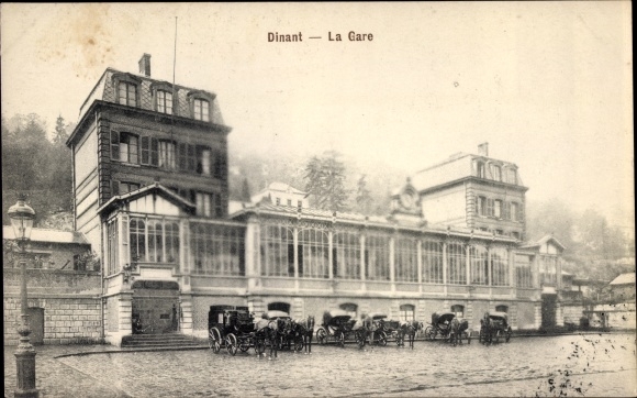 Ansichtkaart Dinant Wallonië Namen, La Gare