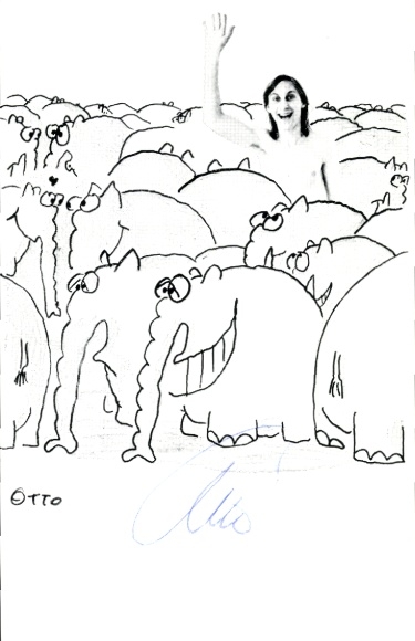 PC Otto Waalkes, Ottifanten, autograph