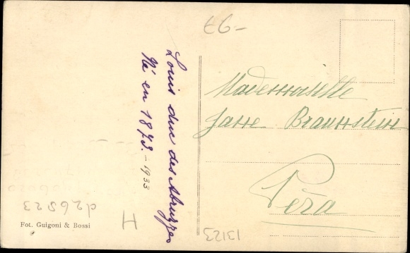 Postcard SAR the Duke of Abruzzi, Luigi Amedeo of Savoy-Aosta, Uniform, Orden
