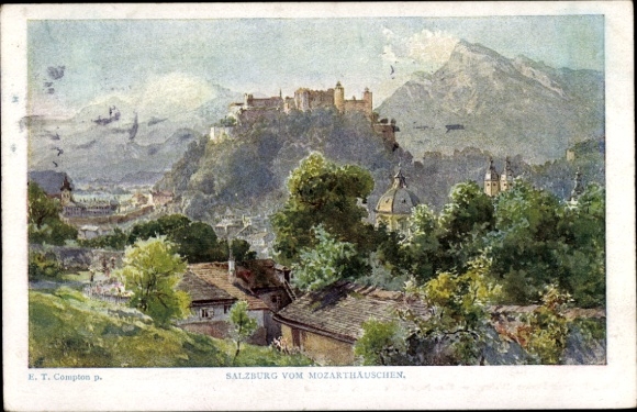 Artist PC Compton, ET, Salzburg in Austria, Mozart House