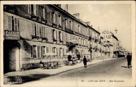 Ak Luc sur Mer Calvados, Rue Guynemer