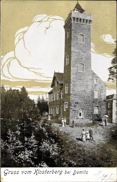 Artist PC Demitz Thumitz in Saxony, Klosterberg, tower
