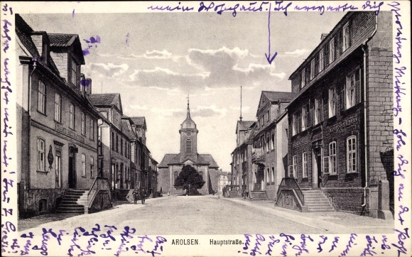 PC Bad Arolsen in Hesse, main street