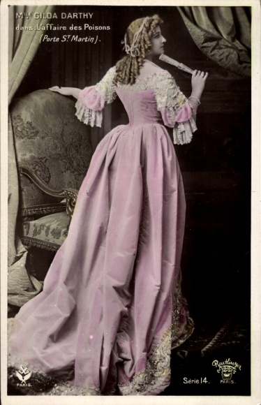Postcard Variety Artist Gilda Darthy, portrait