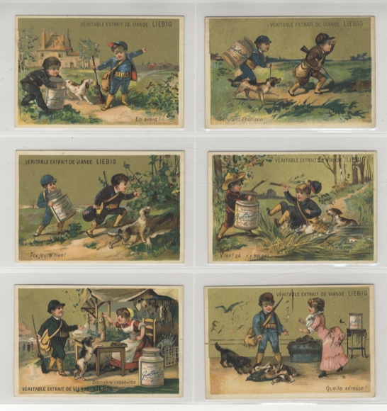 Liebig pictures series A 55 hunting pictures I 1883