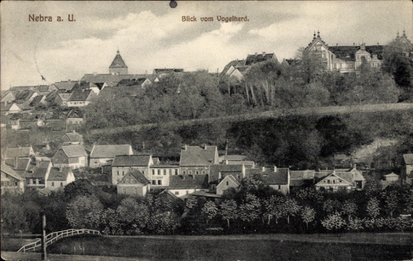 Ak Nebra an der Unstrut, Blick vom Vogelherd