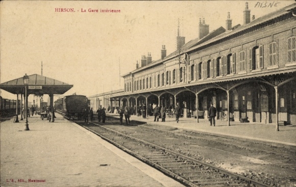 PC Hirson Aisne, train station, track side