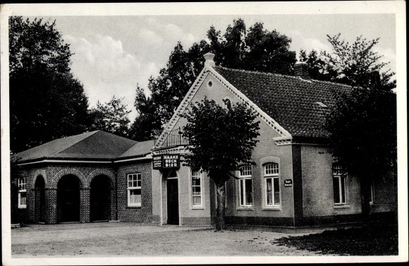 Postcard Esens in East Friesland, inn recovery