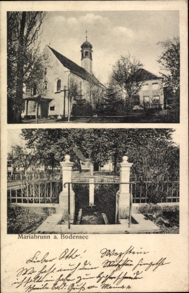 Ak Mariabrunn Eriskirch am Bodensee, Kirche