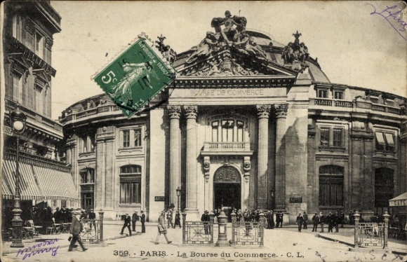 Ansichtkaart Parijs II, Bourse de Commerce
