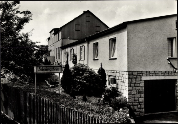 Postcard Kottengrün Werda in the Vogtland, convalescent home