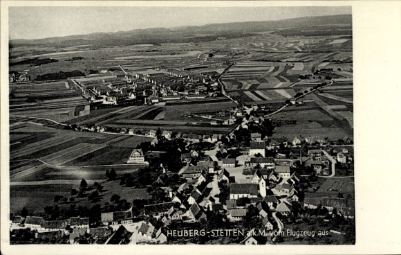 Ak Stetten am kalten Markt, Lager Heuberg, Fliegeraufnahme