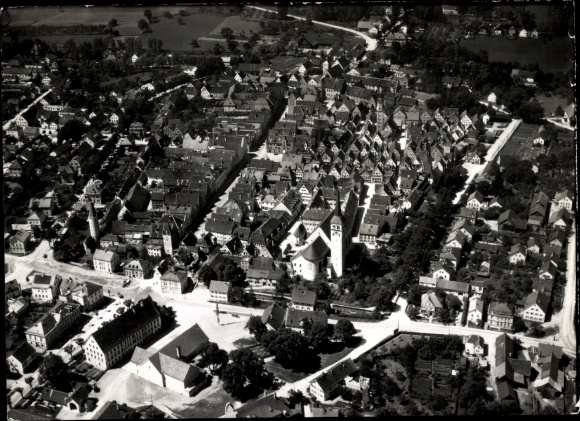 Photo Mindelheim in Unterallgäu, aerial photograph