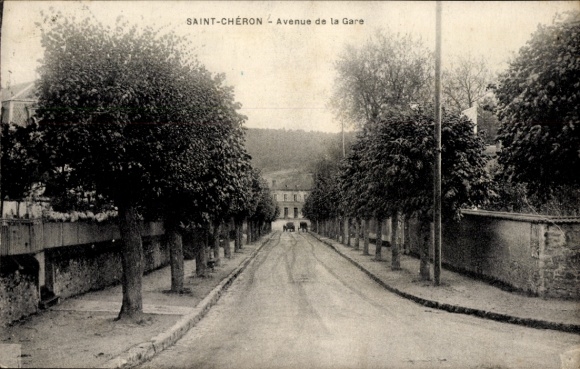 Ansichtkaart Saint Chéron Essonne, Avenue de la Gare