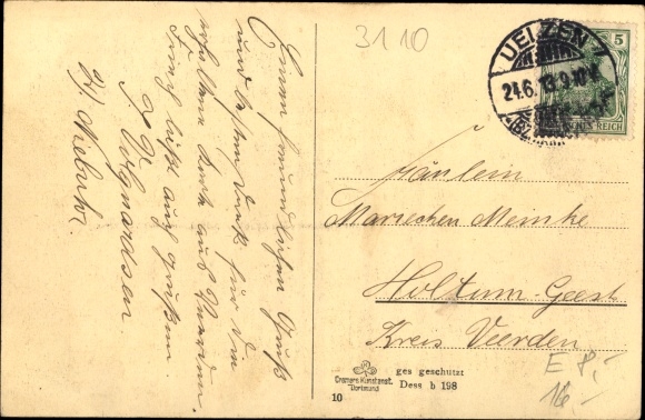Postcard Uelzen in Lower Saxony, Aussenmühle