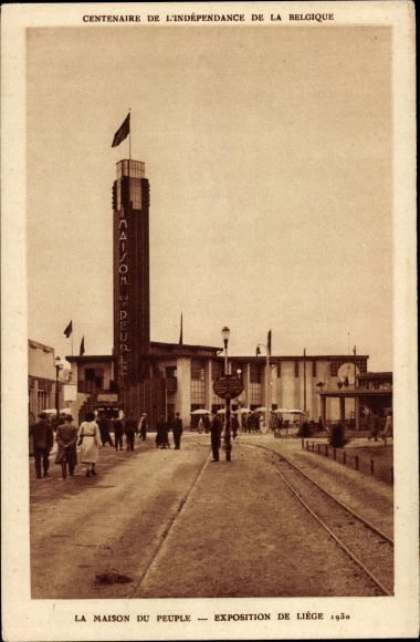 PC Liège Liège Wallonia, World Exhibition 1903, Maison du Peuple