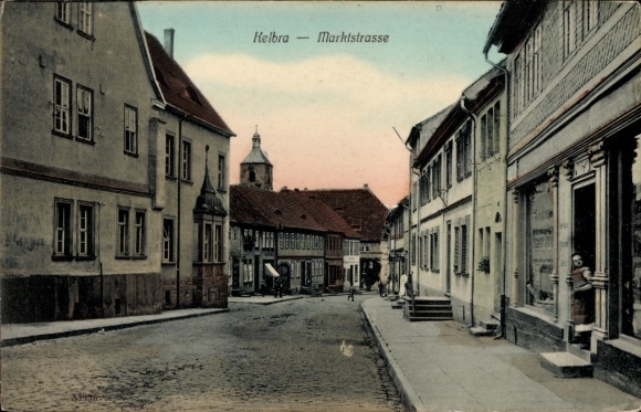 Ak Kelbra am Kyffhäuser, Marktstraße