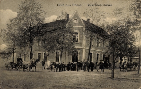 Postcard Rhone Loop in Upper Lusatia, Inn Martin Kowal
