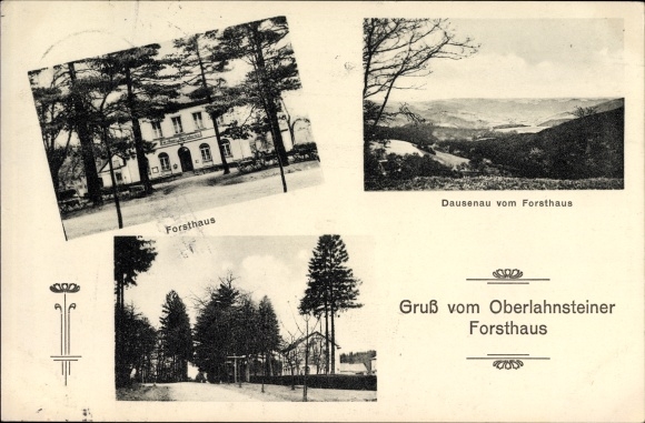 PC Bad Ems in the Rhein Lahn district, greetings from the Oberlahnstein forester&#39;s house, Dausenau