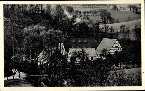 Briefkaart Dresden Gompitz Ockerwitz, Zschonergrund, Zschoner Mühle