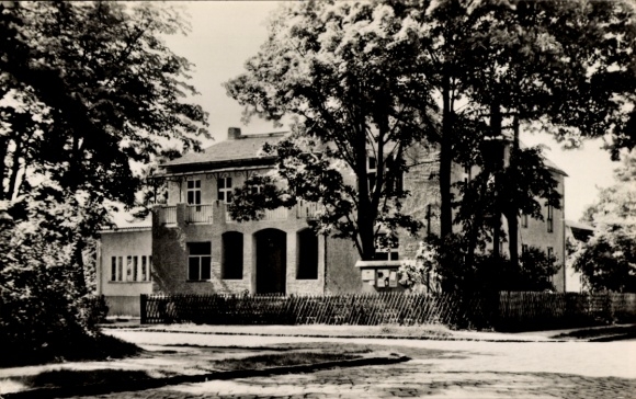 Postcard Bergfelde Hohen Neuendorf, view of the clubhouse