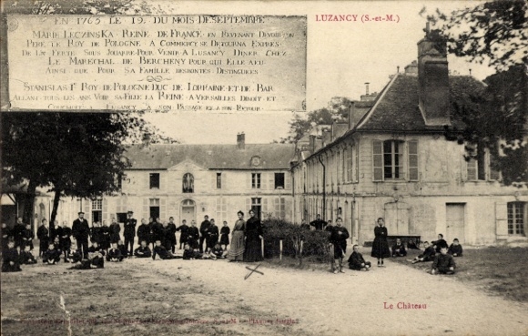 KP Luzancy Seine et Marne, zamek, kolonia szkolna