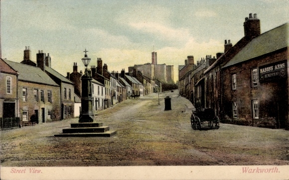 PC Warkworth Northumberland England, street view