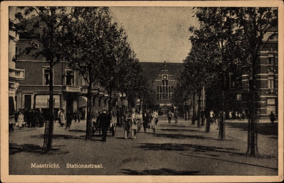 PC Maastricht Limburg Netherlands, Stationsstraat, train station