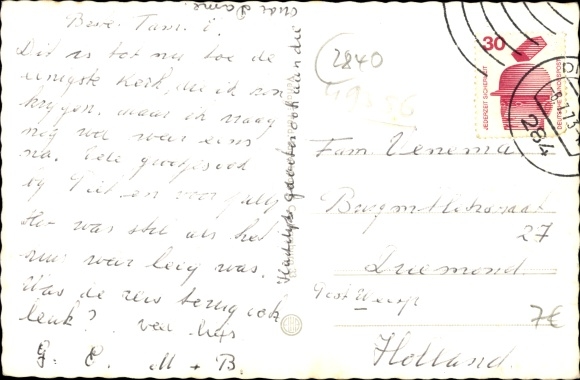 Postcard Diepholz in Lower Saxony, St. Michaeliskirche