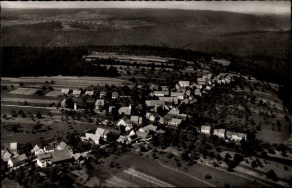 Postcard Monakam Bad Liebenzell in the Black Forest, aerial photograph