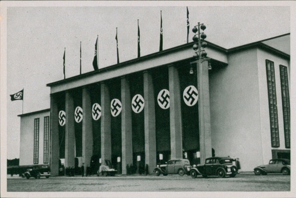 Collector's card Olympia 1936, Deutschlandhalle
